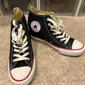 Converse Black and White High-Tops